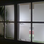 Adesivo Jateado janela Personalizado em Campinas